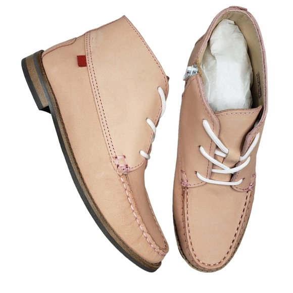 Marc JosephNIB Lincoln Bootie Blush Nubuck Leather Lace Up Boots Girl's 2